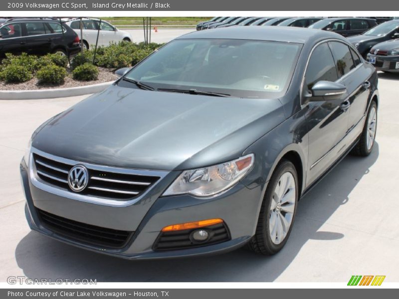Island Grey Metallic / Black 2009 Volkswagen CC Sport