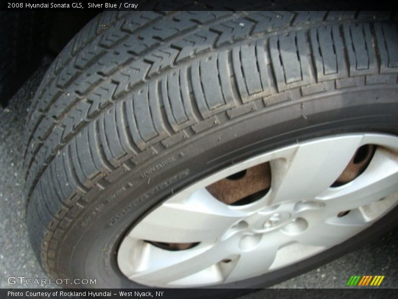 Silver Blue / Gray 2008 Hyundai Sonata GLS