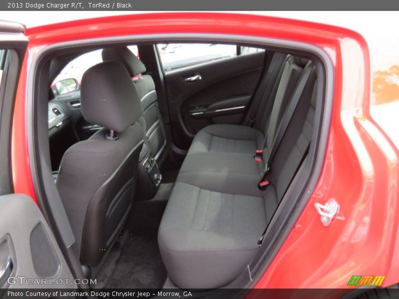 Rear Seat of 2013 Charger R/T