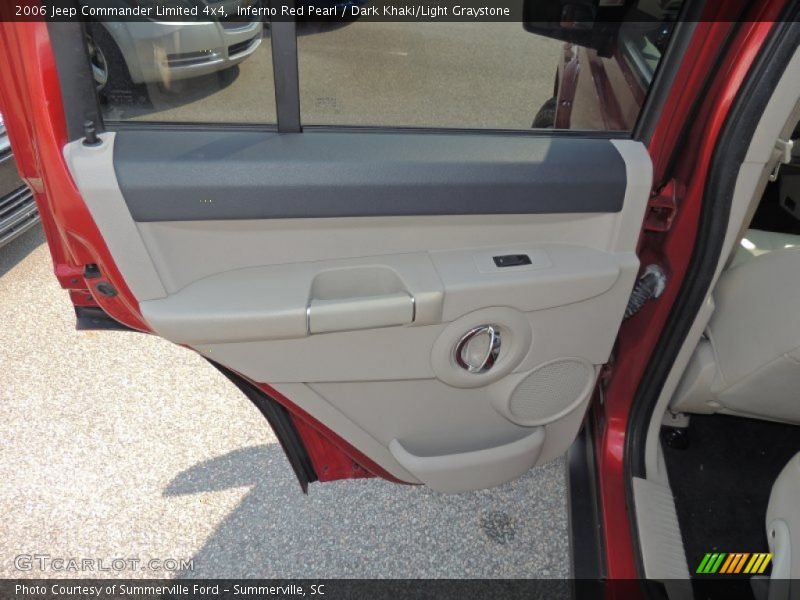 Inferno Red Pearl / Dark Khaki/Light Graystone 2006 Jeep Commander Limited 4x4