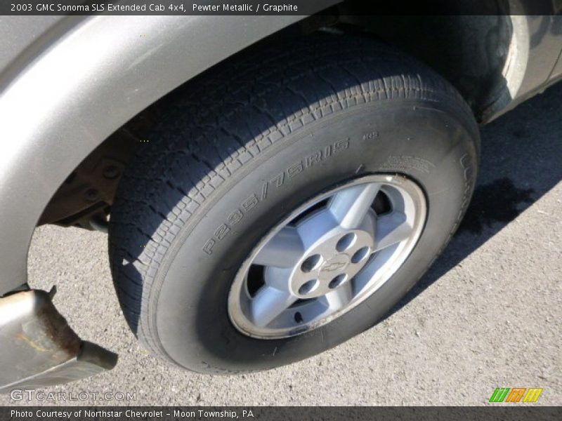 Pewter Metallic / Graphite 2003 GMC Sonoma SLS Extended Cab 4x4
