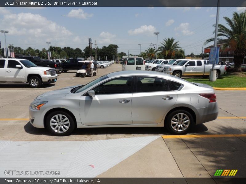 Brilliant Silver / Charcoal 2013 Nissan Altima 2.5 S