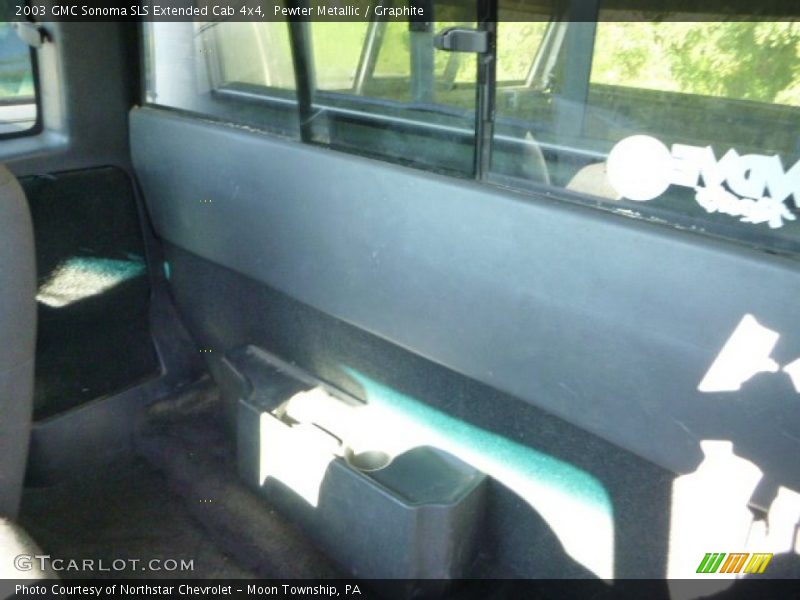 Pewter Metallic / Graphite 2003 GMC Sonoma SLS Extended Cab 4x4