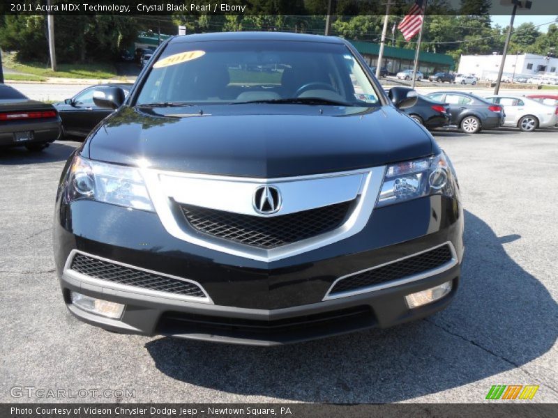 Crystal Black Pearl / Ebony 2011 Acura MDX Technology