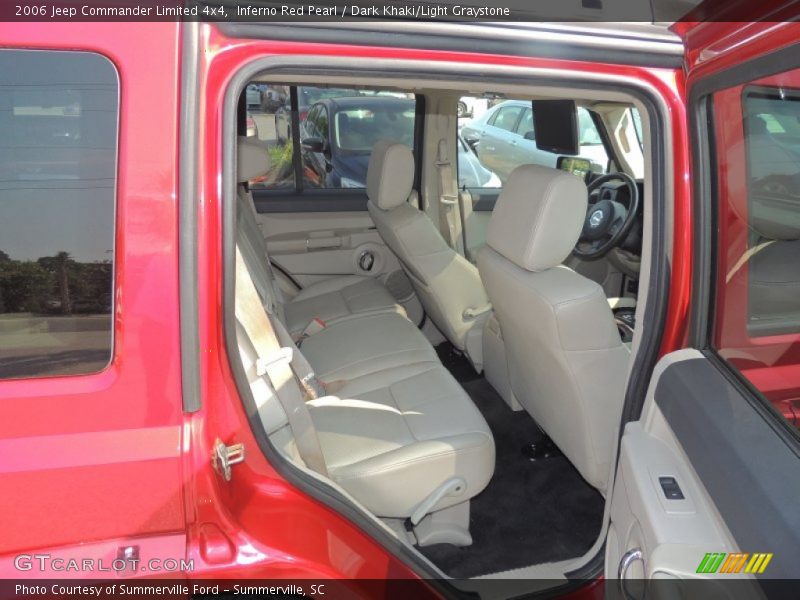 Inferno Red Pearl / Dark Khaki/Light Graystone 2006 Jeep Commander Limited 4x4