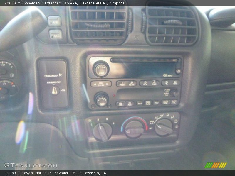 Pewter Metallic / Graphite 2003 GMC Sonoma SLS Extended Cab 4x4