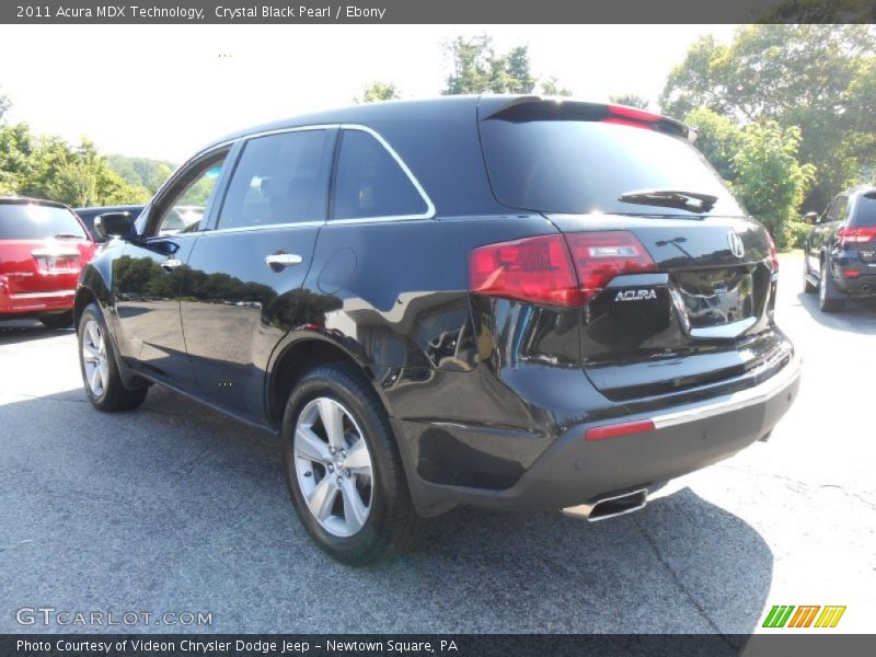 Crystal Black Pearl / Ebony 2011 Acura MDX Technology