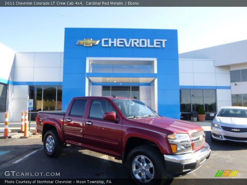 Cardinal Red Metallic / Ebony 2011 Chevrolet Colorado LT Crew Cab 4x4