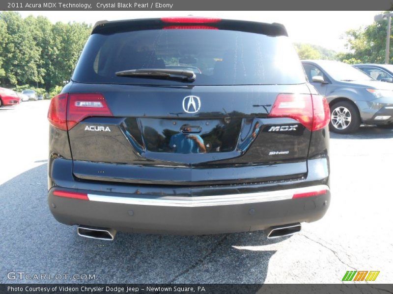 Crystal Black Pearl / Ebony 2011 Acura MDX Technology
