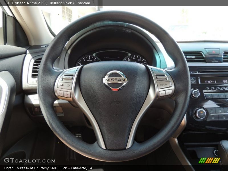 Brilliant Silver / Charcoal 2013 Nissan Altima 2.5 S