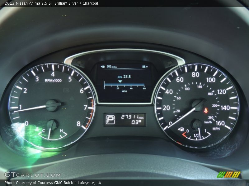 Brilliant Silver / Charcoal 2013 Nissan Altima 2.5 S