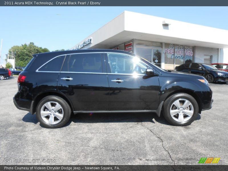 Crystal Black Pearl / Ebony 2011 Acura MDX Technology