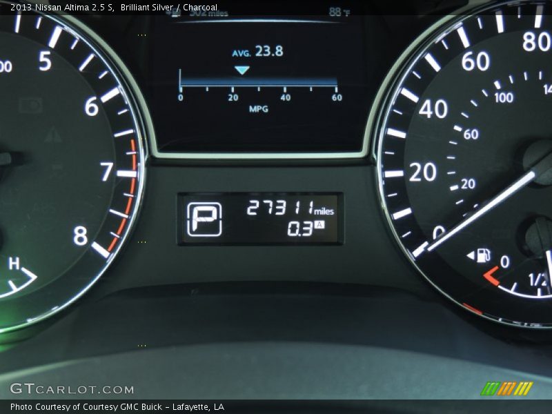 Brilliant Silver / Charcoal 2013 Nissan Altima 2.5 S