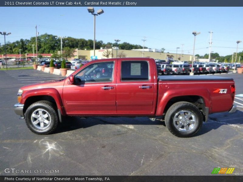 Cardinal Red Metallic / Ebony 2011 Chevrolet Colorado LT Crew Cab 4x4