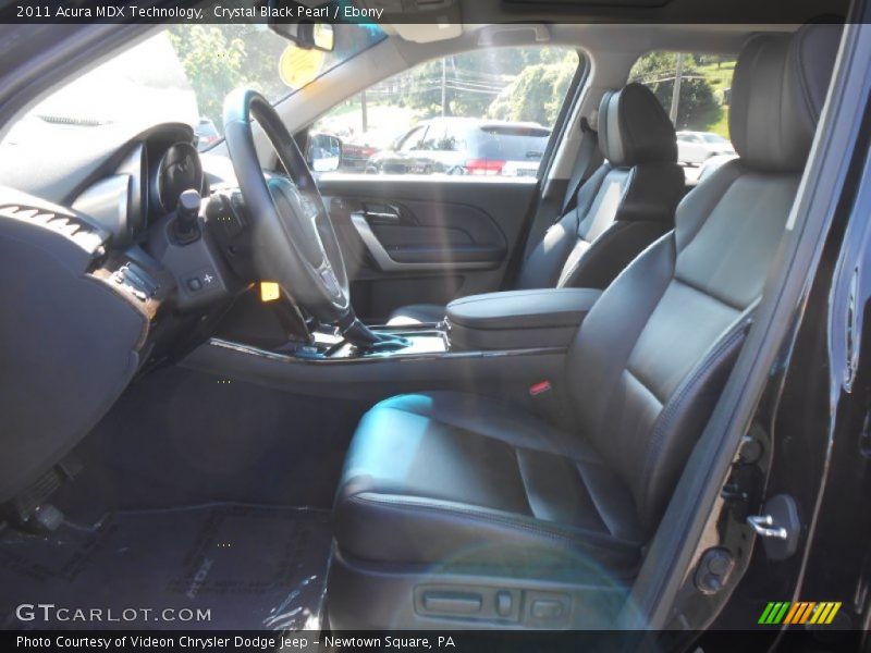 Crystal Black Pearl / Ebony 2011 Acura MDX Technology