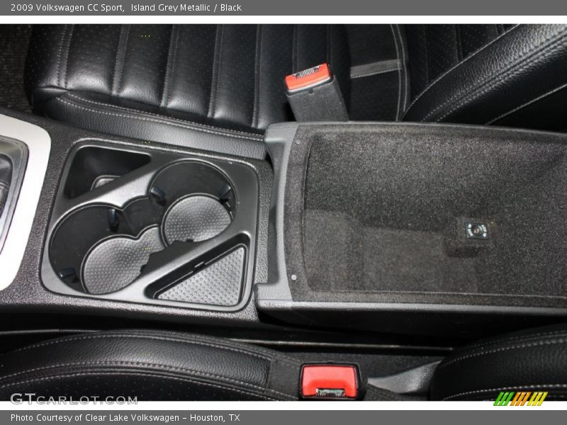 Island Grey Metallic / Black 2009 Volkswagen CC Sport