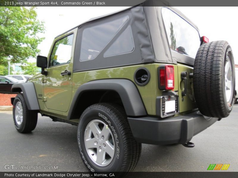 Commando Green / Black 2013 Jeep Wrangler Sport 4x4