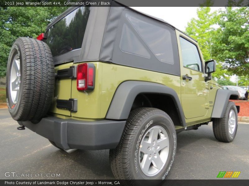 Commando Green / Black 2013 Jeep Wrangler Sport 4x4