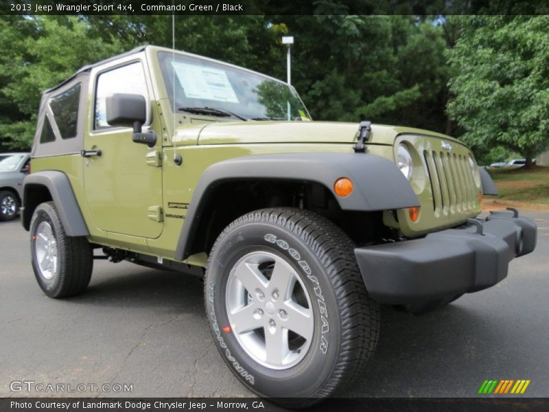 Commando Green / Black 2013 Jeep Wrangler Sport 4x4