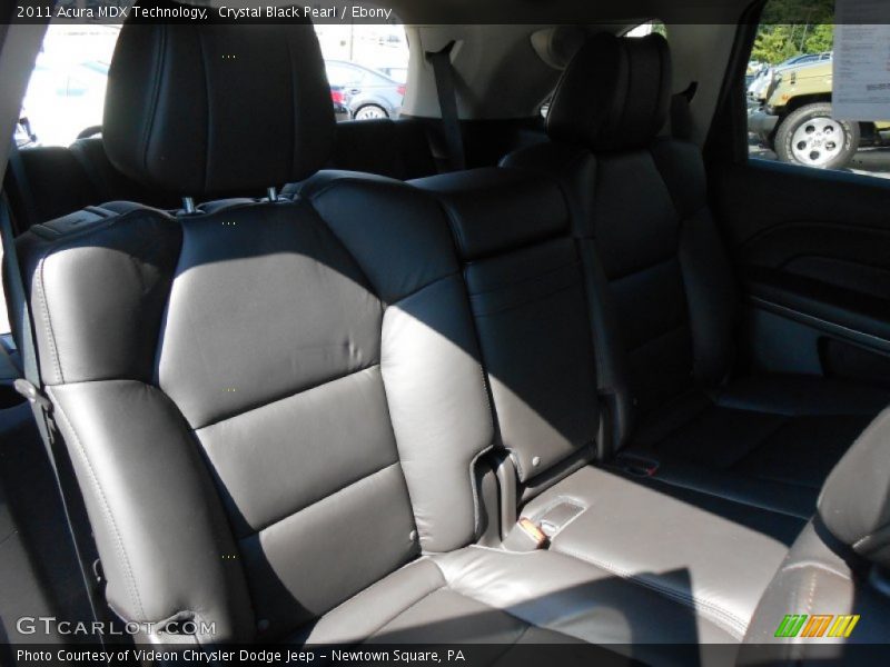Crystal Black Pearl / Ebony 2011 Acura MDX Technology