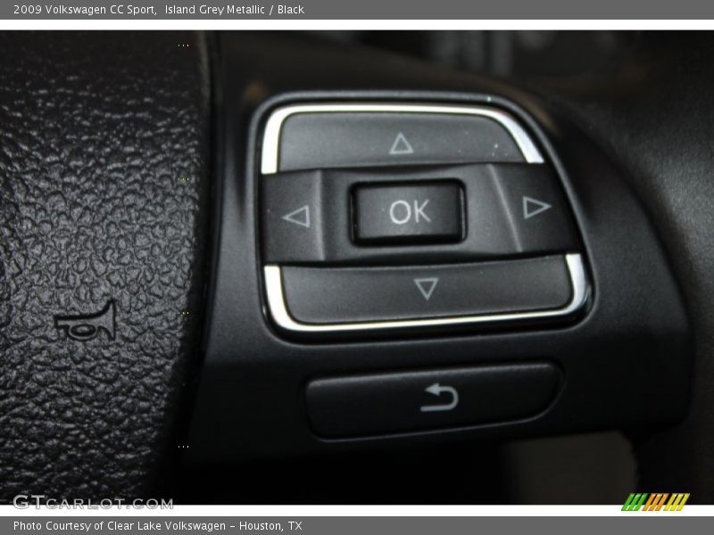 Island Grey Metallic / Black 2009 Volkswagen CC Sport