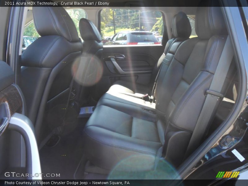 Crystal Black Pearl / Ebony 2011 Acura MDX Technology