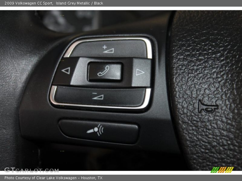 Island Grey Metallic / Black 2009 Volkswagen CC Sport