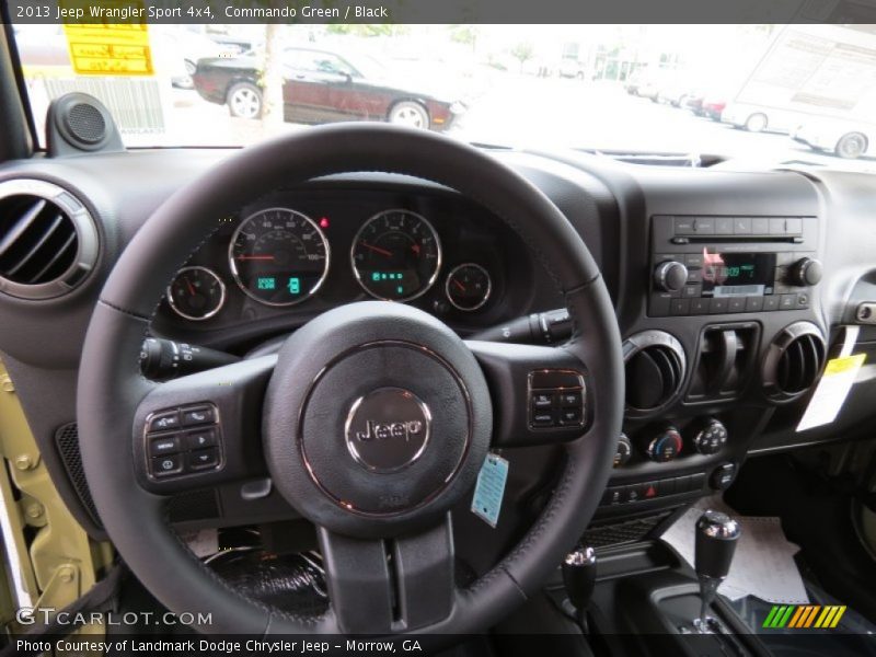 Commando Green / Black 2013 Jeep Wrangler Sport 4x4