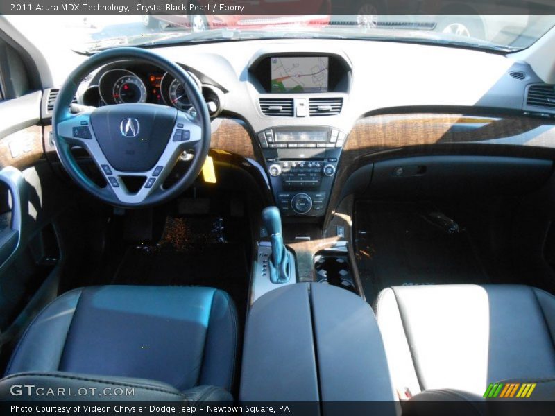 Crystal Black Pearl / Ebony 2011 Acura MDX Technology