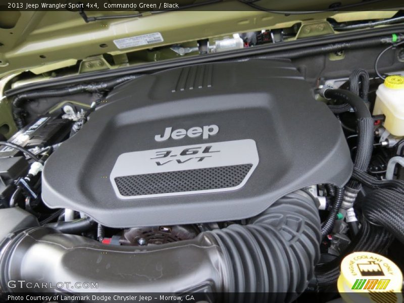 Commando Green / Black 2013 Jeep Wrangler Sport 4x4