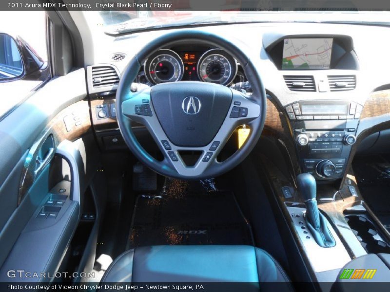 Crystal Black Pearl / Ebony 2011 Acura MDX Technology