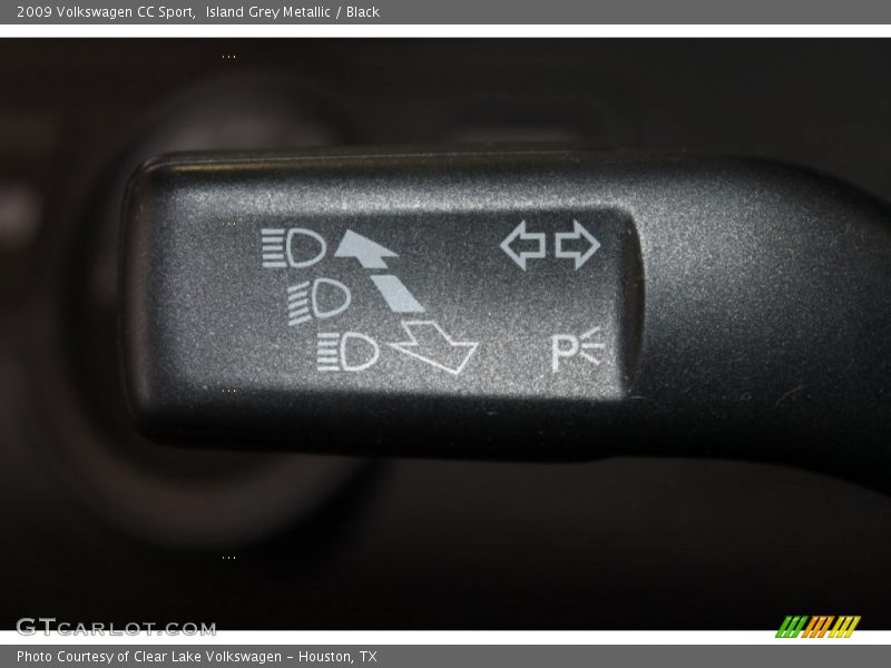 Island Grey Metallic / Black 2009 Volkswagen CC Sport