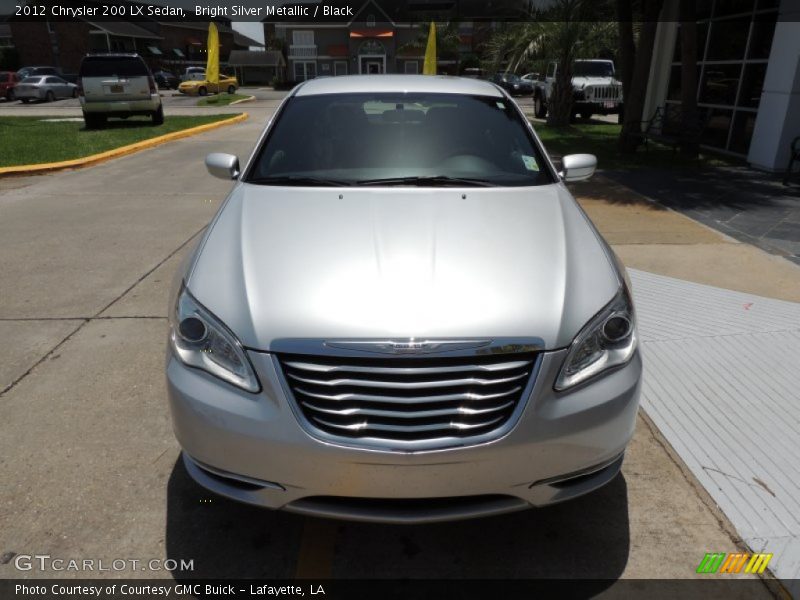 Bright Silver Metallic / Black 2012 Chrysler 200 LX Sedan