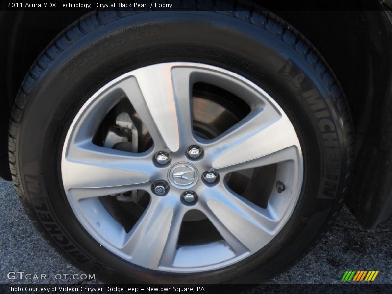 Crystal Black Pearl / Ebony 2011 Acura MDX Technology