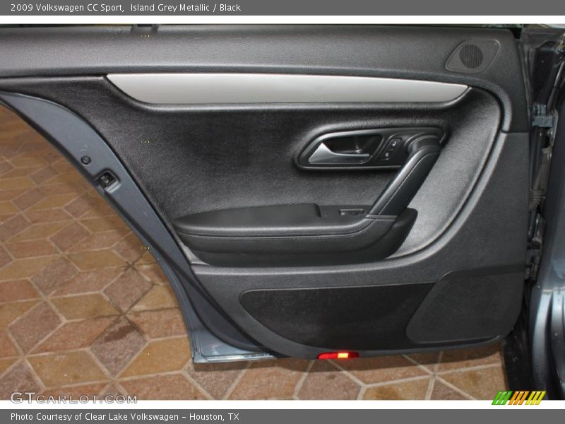 Island Grey Metallic / Black 2009 Volkswagen CC Sport