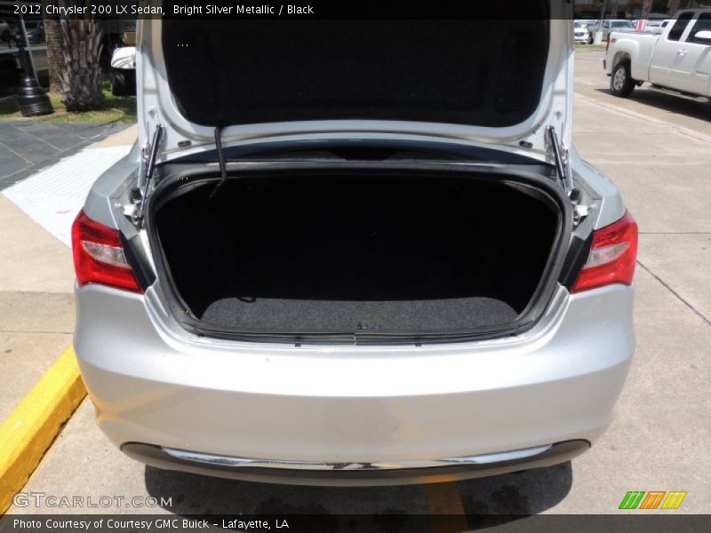 Bright Silver Metallic / Black 2012 Chrysler 200 LX Sedan