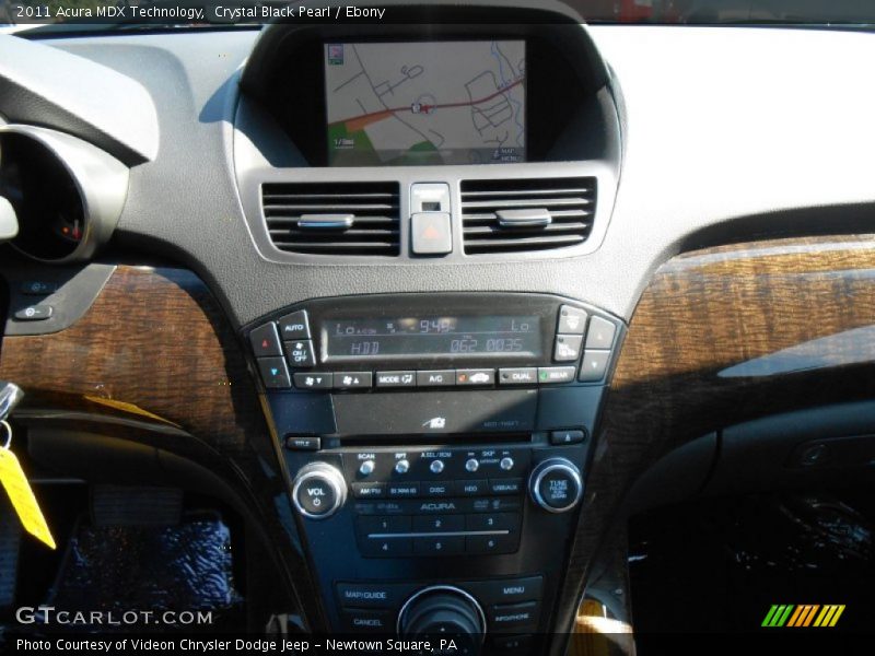 Crystal Black Pearl / Ebony 2011 Acura MDX Technology