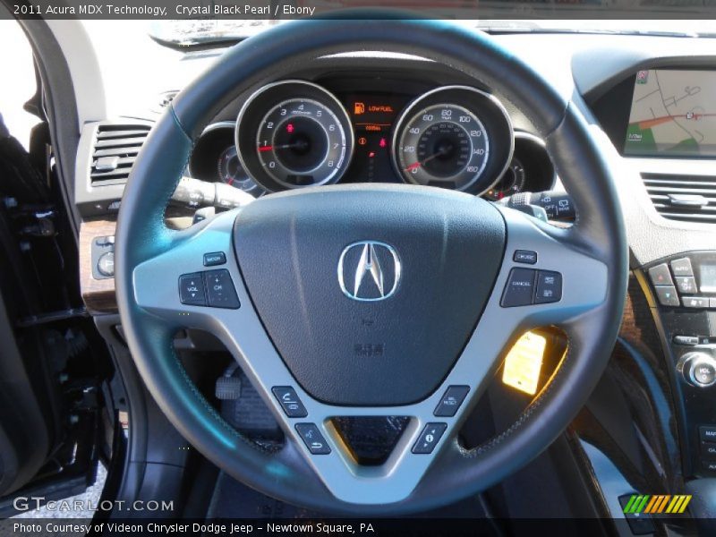 Crystal Black Pearl / Ebony 2011 Acura MDX Technology