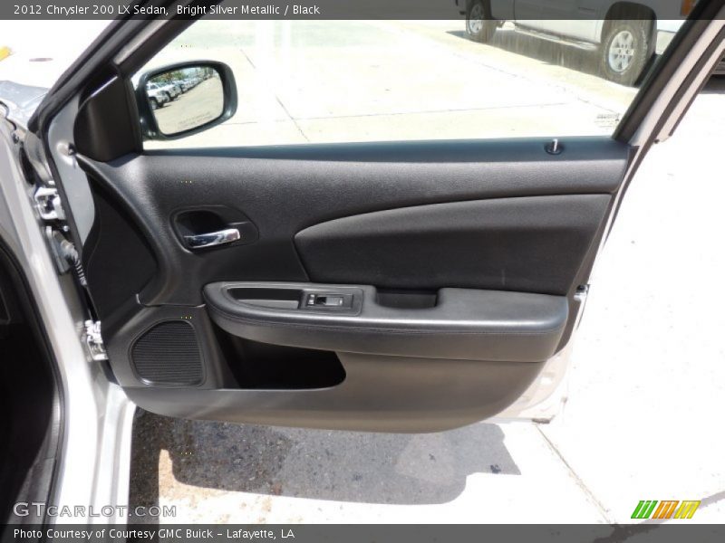 Bright Silver Metallic / Black 2012 Chrysler 200 LX Sedan