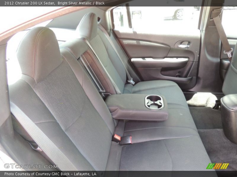 Bright Silver Metallic / Black 2012 Chrysler 200 LX Sedan