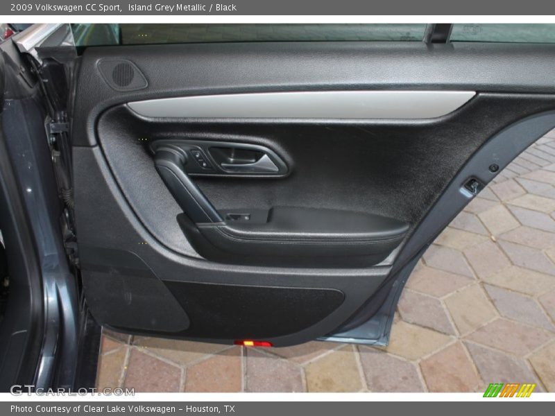 Island Grey Metallic / Black 2009 Volkswagen CC Sport