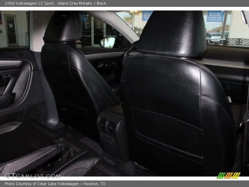 Island Grey Metallic / Black 2009 Volkswagen CC Sport