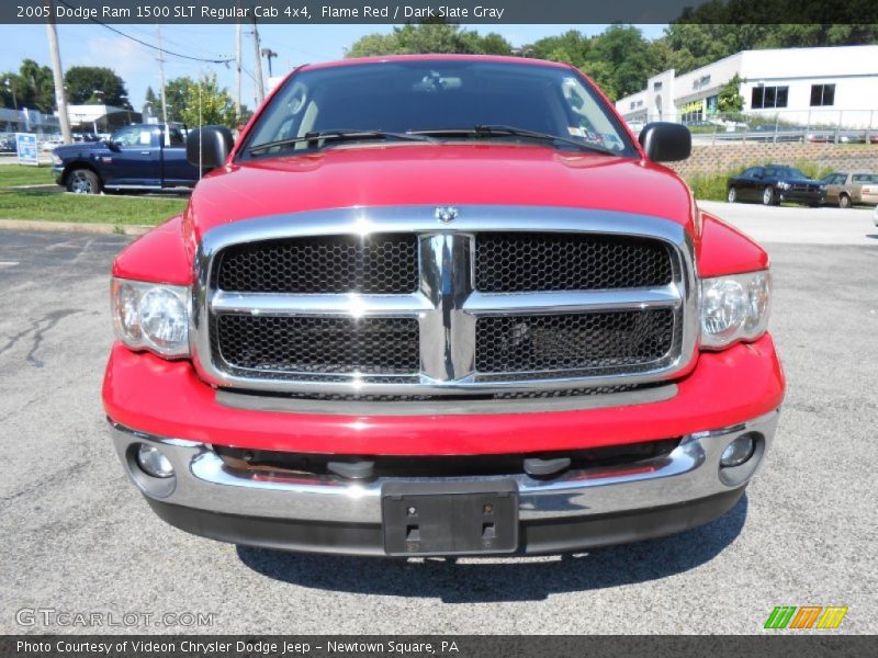 Flame Red / Dark Slate Gray 2005 Dodge Ram 1500 SLT Regular Cab 4x4