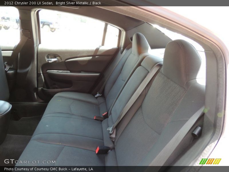 Bright Silver Metallic / Black 2012 Chrysler 200 LX Sedan