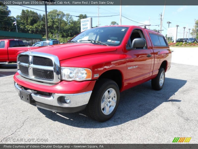 Flame Red / Dark Slate Gray 2005 Dodge Ram 1500 SLT Regular Cab 4x4