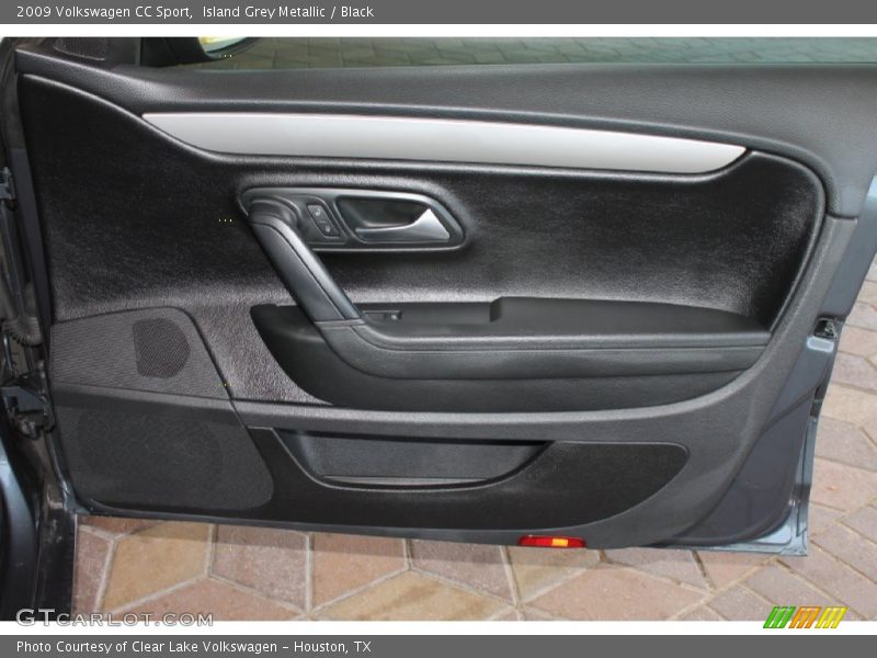 Island Grey Metallic / Black 2009 Volkswagen CC Sport