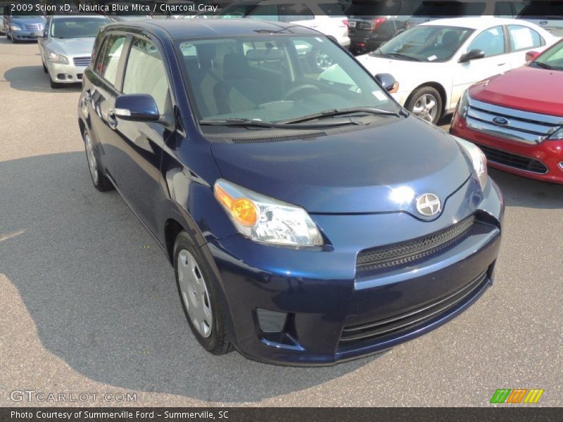 Nautica Blue Mica / Charcoal Gray 2009 Scion xD