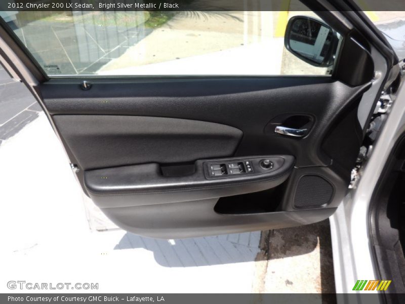 Bright Silver Metallic / Black 2012 Chrysler 200 LX Sedan