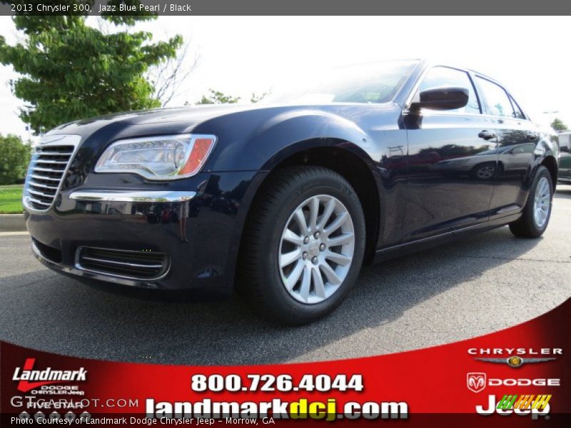 Jazz Blue Pearl / Black 2013 Chrysler 300