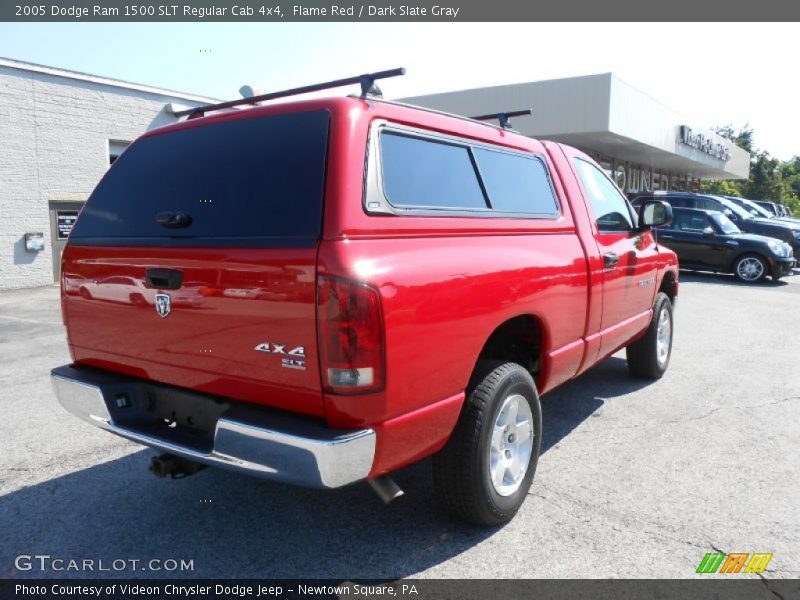 Flame Red / Dark Slate Gray 2005 Dodge Ram 1500 SLT Regular Cab 4x4